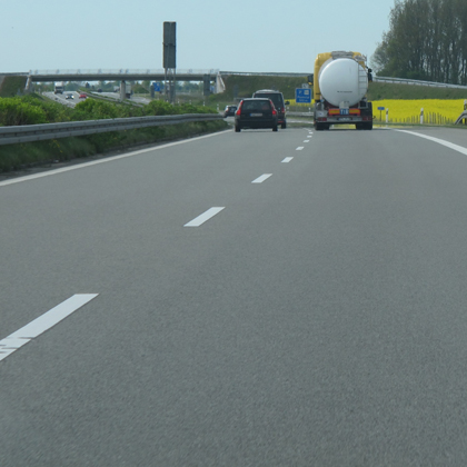 Lkw, Autobahn, Logistik