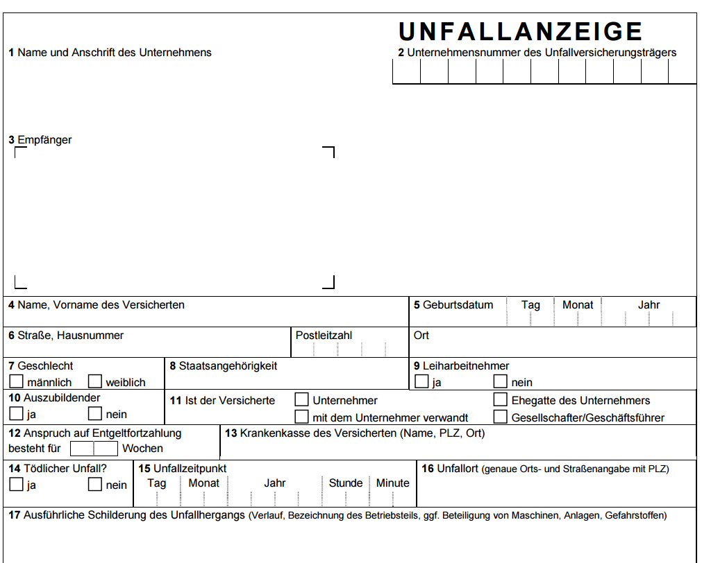 betriebliche Unfallversicherung, Stundungen, Beitragszahlungen