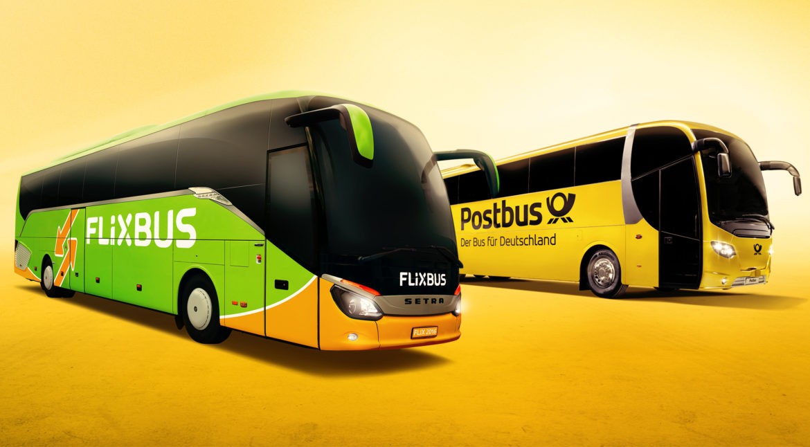 FlixBus übernimmt Fernbusgeschäft der Deutschen Post.