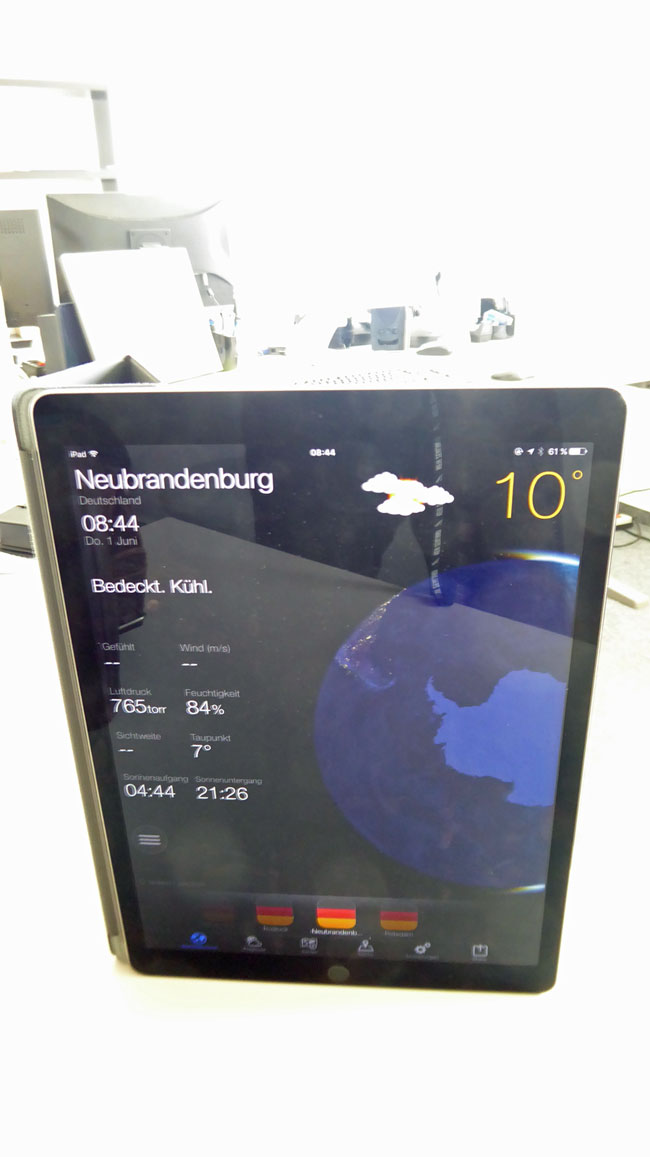 Tabletnutzung