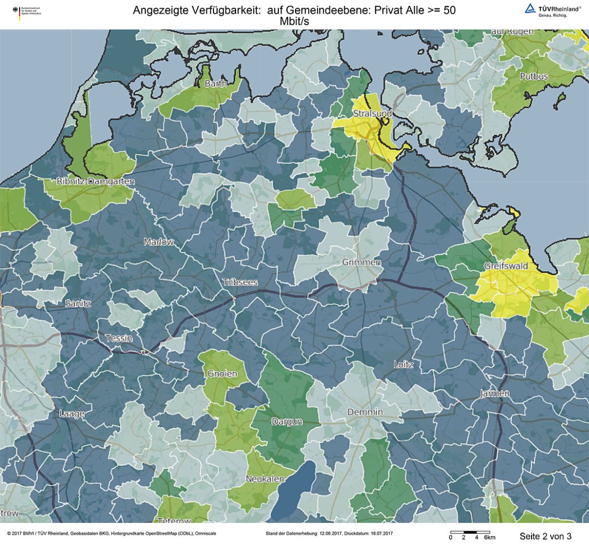 Breitbandvorsorgung, Breitbandausbau