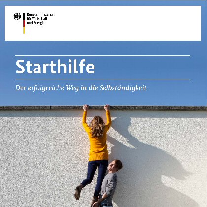 Starthilfe, Broschüre, BMWi