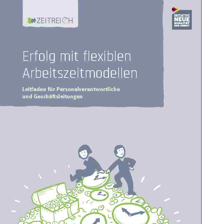 Flexible Arbeitszeitmodelle